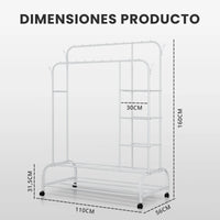 Perchero Doble Colgador Organizador
