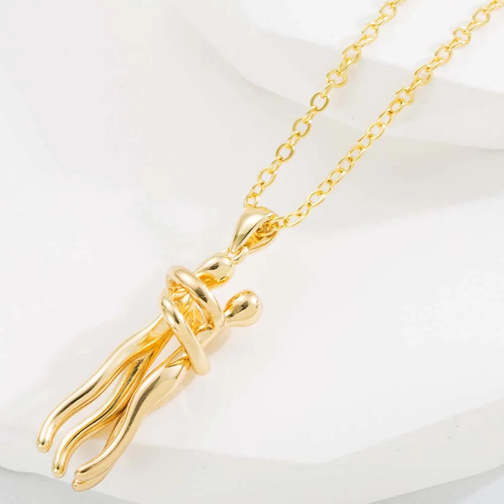 DUO Collares Abrazo Eterno™ — Un símbolo de amor que los mantiene unidos siempre