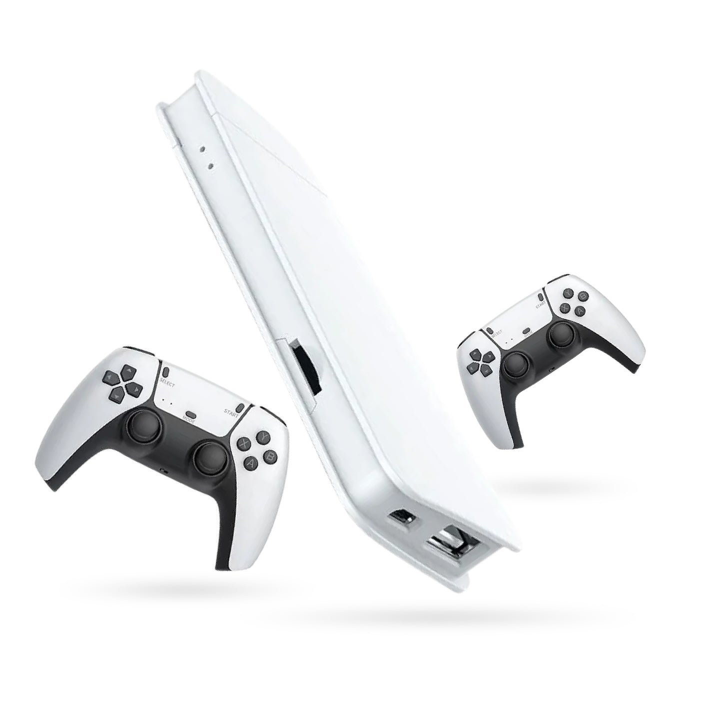 Mini Consola Retro Tipo PS5 + 2 Mandos 🎮 Más de 40.000 juegos clásicos