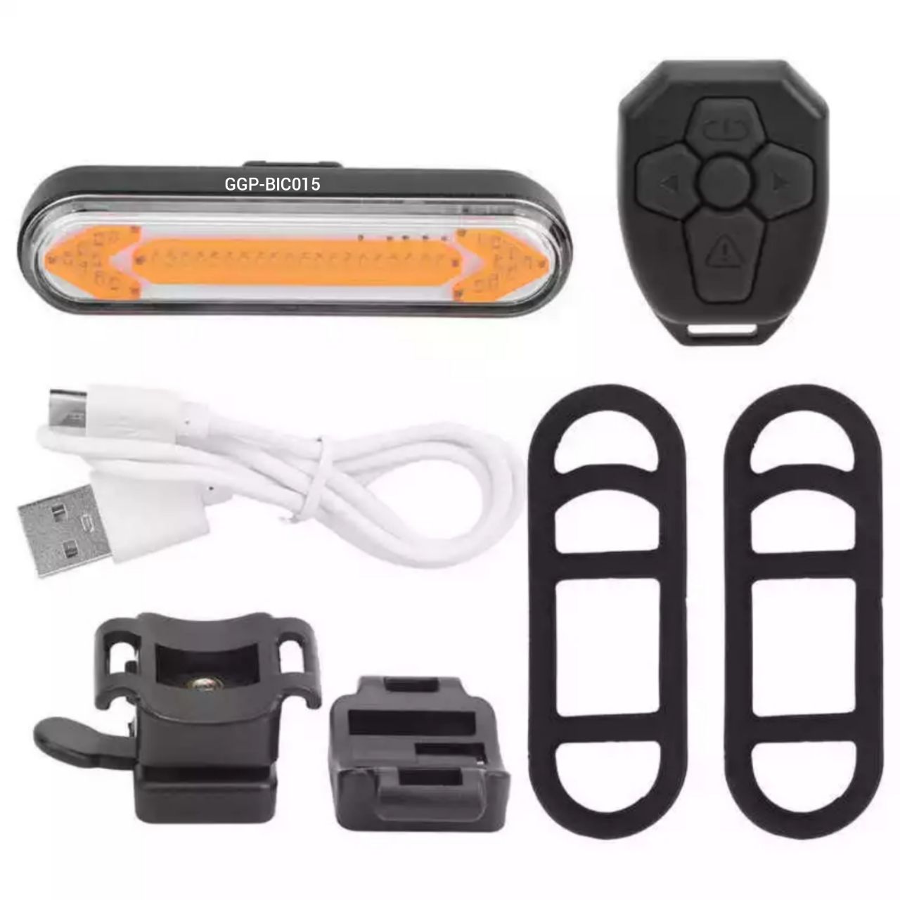 Luz de seguridad inteligente para bicicleta con control remoto inalámbrico
