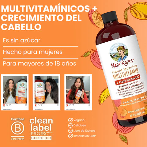Multivitamínico Líquido ORIGINAL Mary Ruth’s