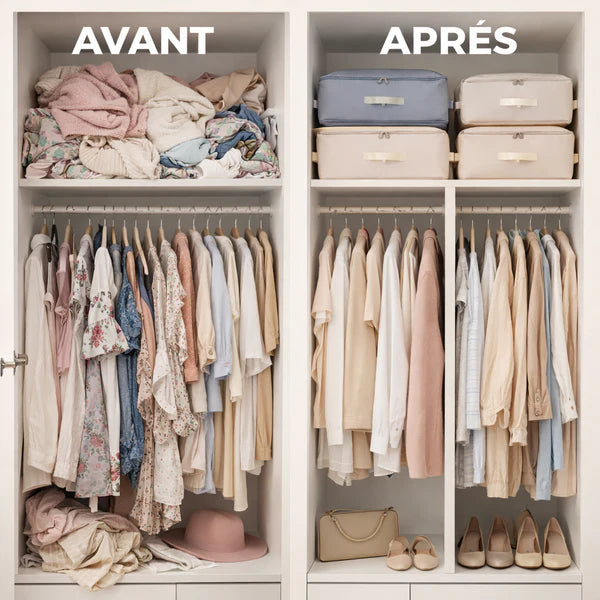 Bolsa Organizadora Ahorra Espacio x2 Und – 6 Divisiones