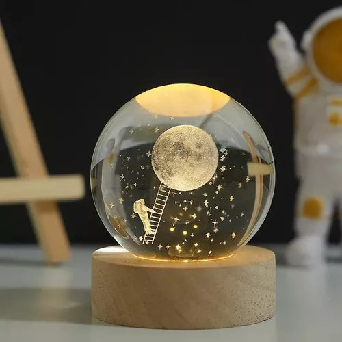 Lampara Nocturna Bola De Cristal