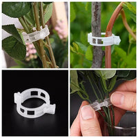 CLIPS DE SOPORTE PARA PLANTAS X50 UNIDADES