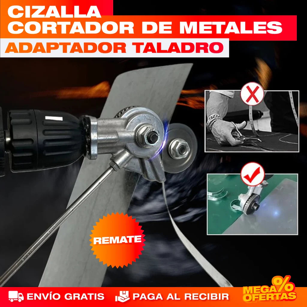 Adaptador de taladro para cortes precisos y rápidos