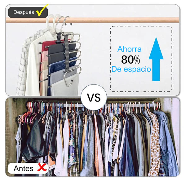 Gancho Plegable 5 en 1 En Acero Inoxidable