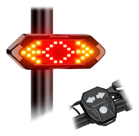 Luz de seguridad inteligente para bicicleta con control remoto inalámbrico