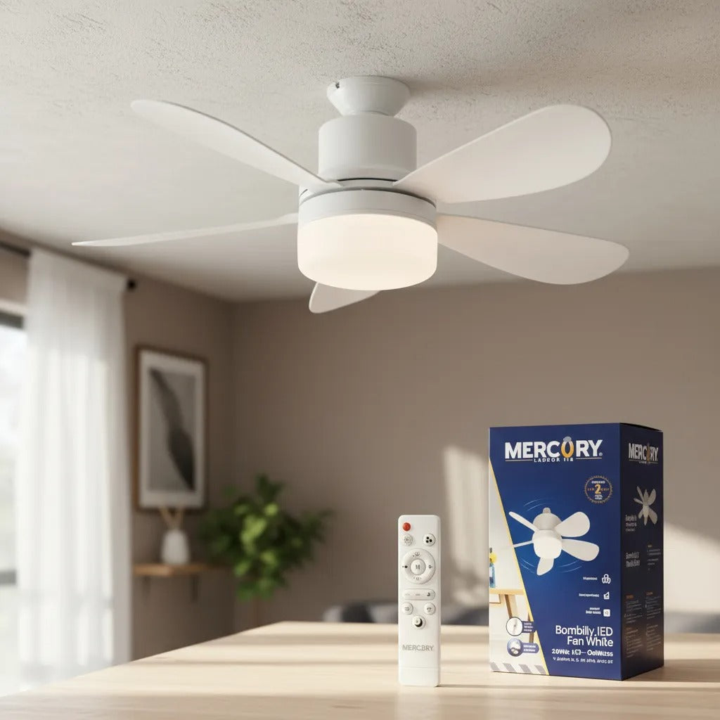 Bombillo Led Con Ventilador