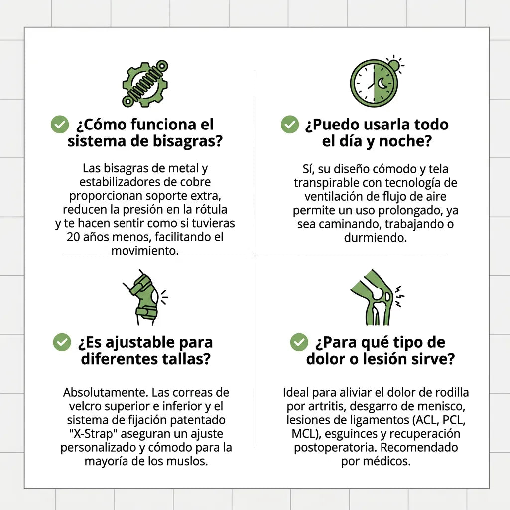 2 Rodilleras ortopédicas