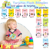 Tarjetas didacticas bilingües Español- Ingles