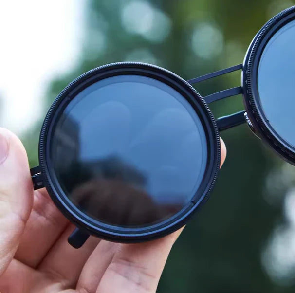 Gafas de sol negras ajustables