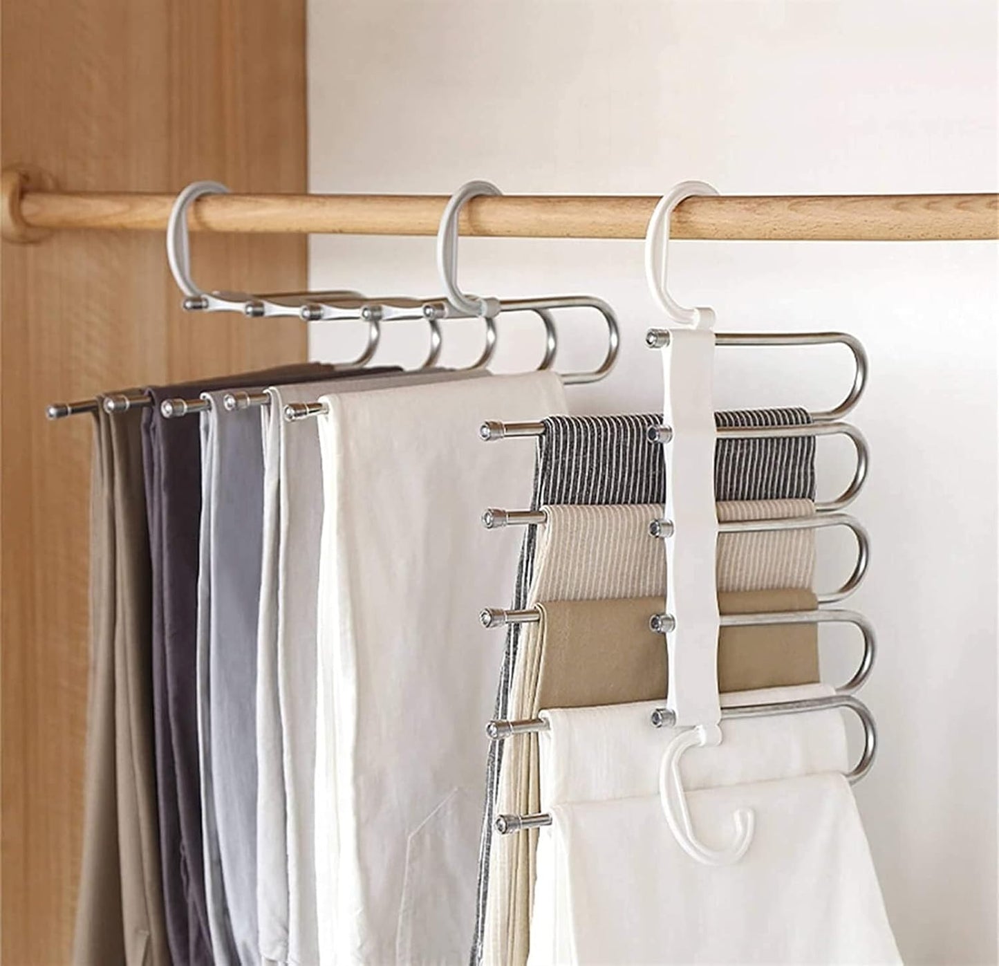 Gancho Plegable 5 en 1 En Acero Inoxidable