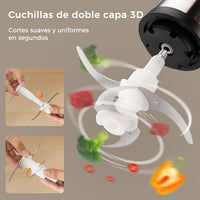Picador Eléctrico Inox 2 L Profesional +  🎁 EBOOK de Recetas
