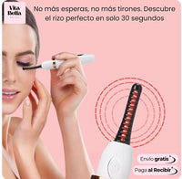 Rizador Eléctrico Digital – Pestañas curvas, sin dañarlas 💖