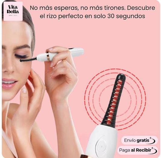 Rizador Eléctrico Digital – Pestañas curvas, sin dañarlas 💖