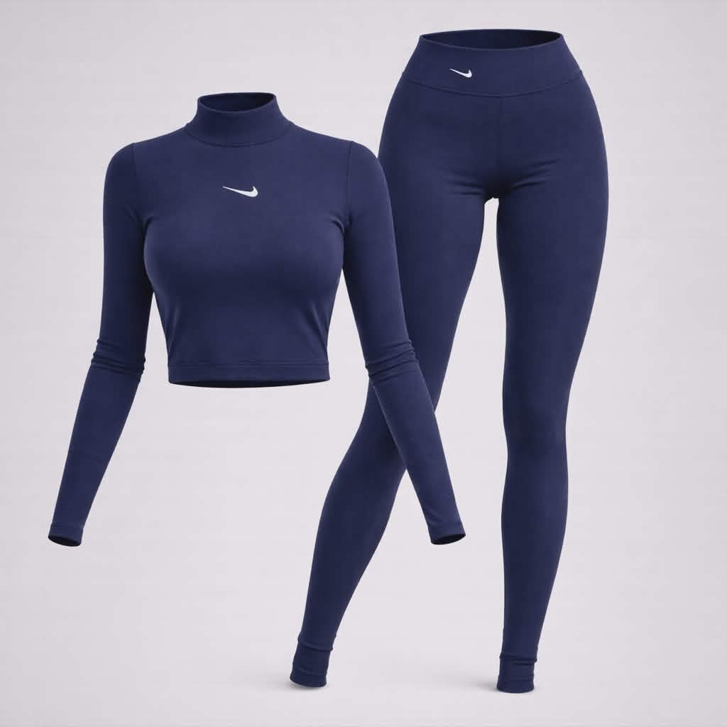 Conjunto Deportivo de camiseta de manga larga y leggins – Moldea, Estiliza y Entrena