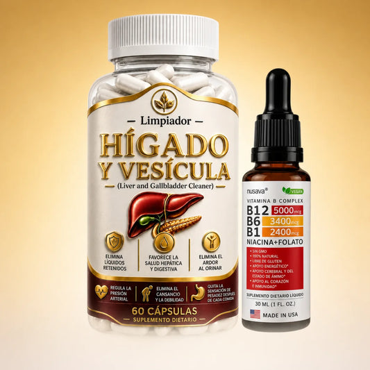 Hígado & Vesícula Cleanse +VITAMINA B COMPLEX🎁