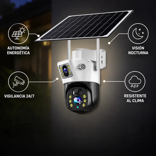 Cámara de Seguridad Solar 4G para Exteriores