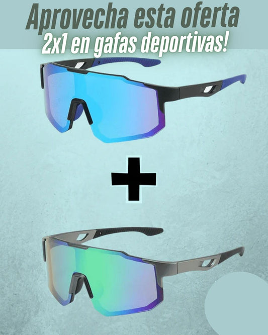😎 Compra 1 y Lleva 2 🎁GAFAS DEPORTIVAS– Estilo y Protección para tus Aventuras🔥