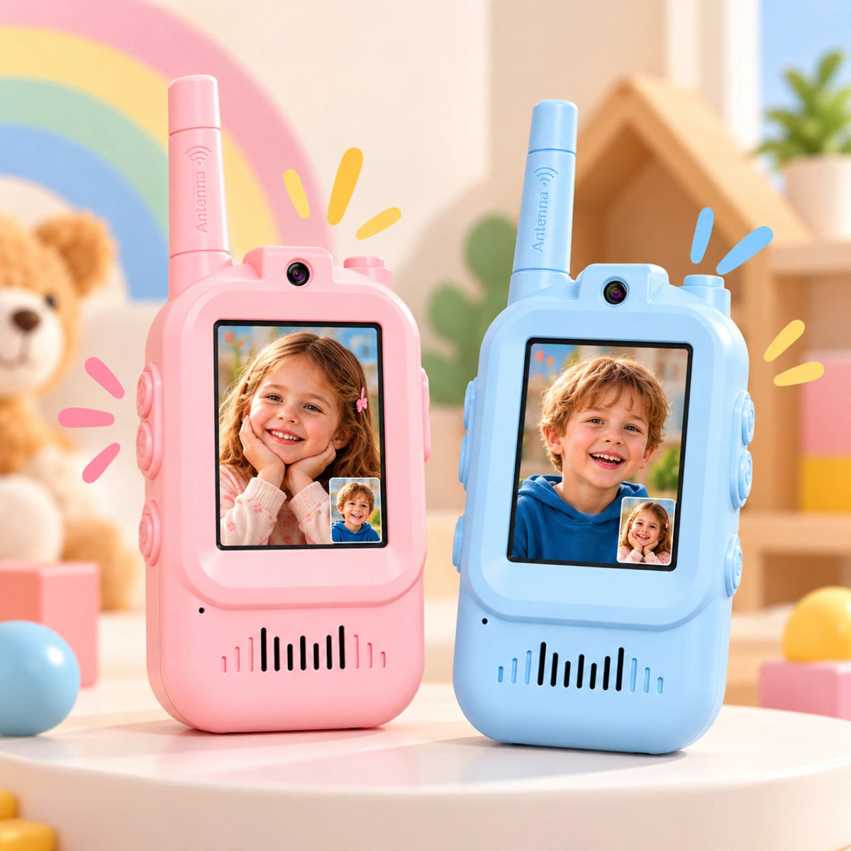 Walkie Talkie para Niños con Cámara – Set x2